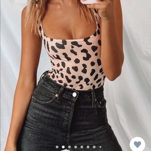 Princess Polly Tamikah Leopard Bodysuit